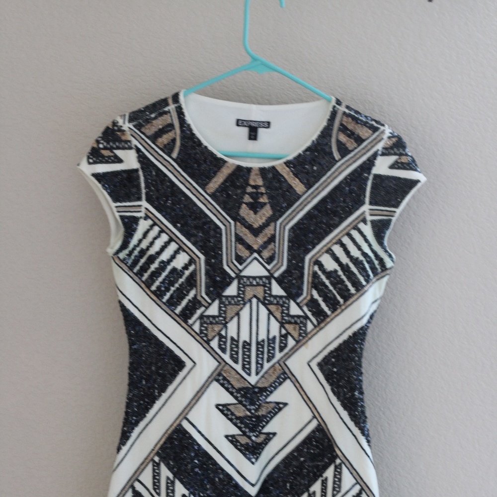 Sequin Express Dress